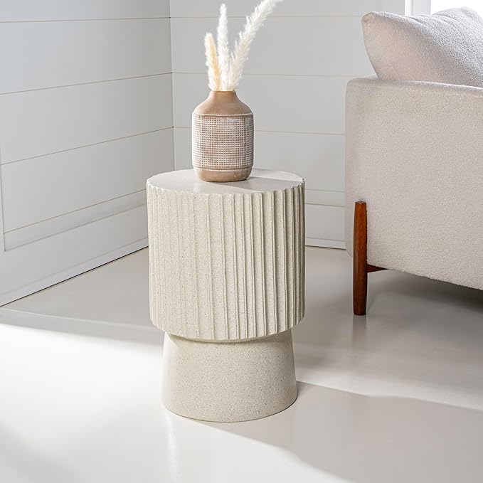 JONATHAN Y TBL1102B Louisa 19" Modern Art Deco Tambour Indoor/Outdoor Accent - Image 6