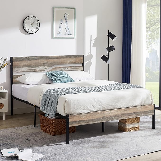 VECELO Full Size Platform Bed Frame - Image 3