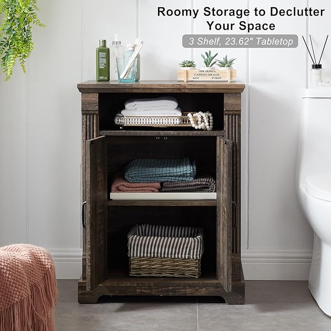 24" Farmhouse Storage Cabinet - Image 4