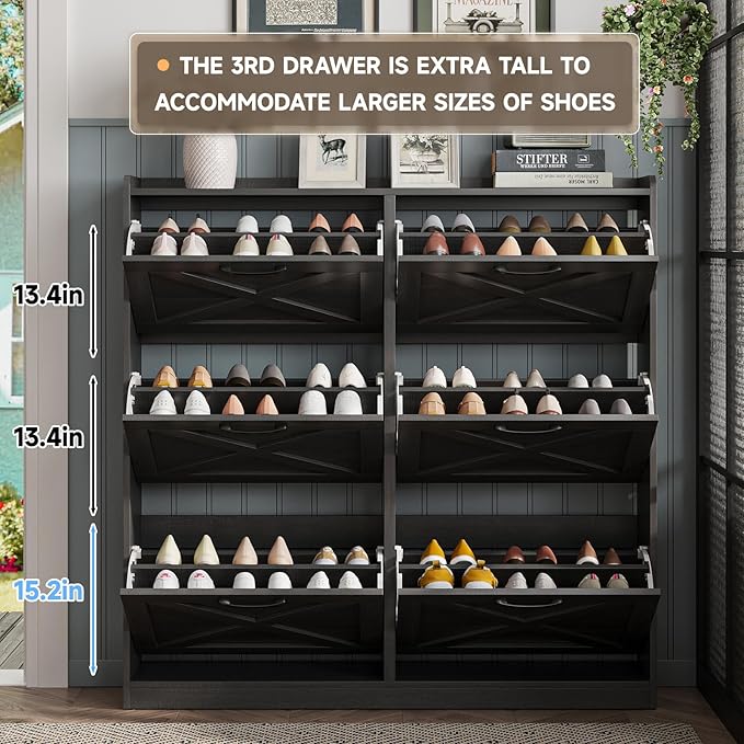 Maupvit Large Shoe Storage Cabinet - Image 3