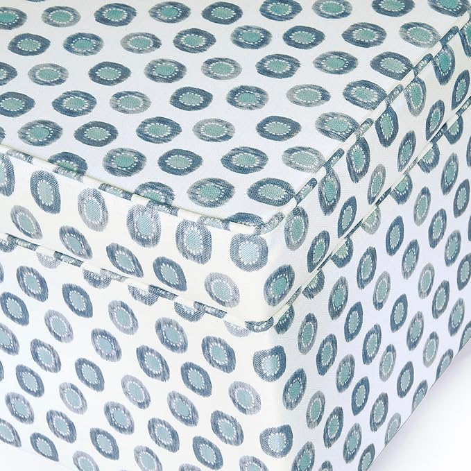 HomePop Home Decor | K7342-A876 | Classic Square Storage Ottoman - Image 5