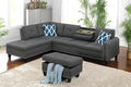 98 Inch L Shaped Sectional Sofa by Unknown