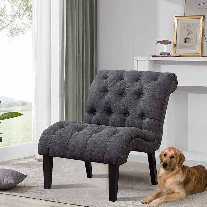 Yongqiang Upholstered Accent Chair - Image 3