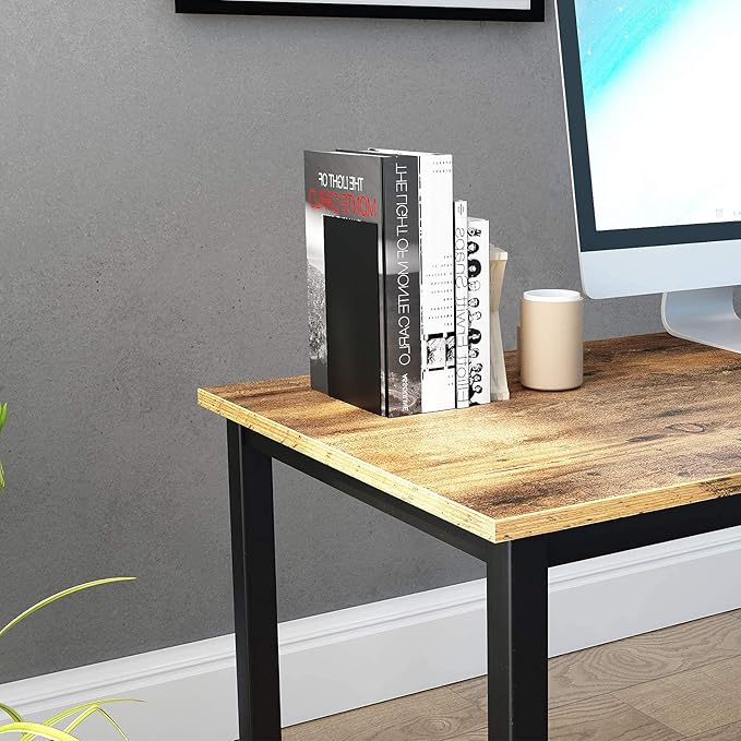 DlandHome 63 inch Computer Desk Home Office Table Writing Desk Study Table - Image 4