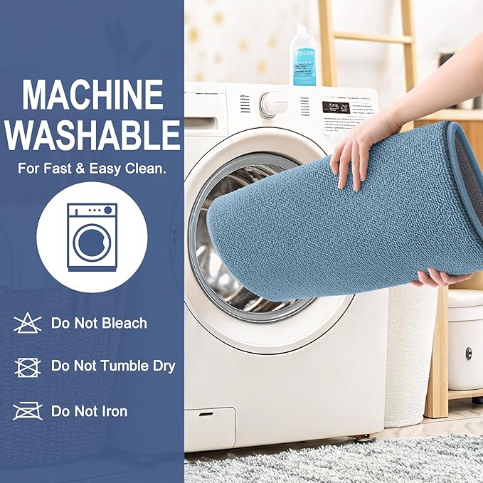 OLANLY Thick Memory Foam Bath Mat Rug 47x24, Extra Soft Absorbent Bathroom Rug - Image 6