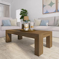 Plank+Beam Modern Rectangular Coffee Table, Medium Sized Coffee Table, Center by PlankBeam