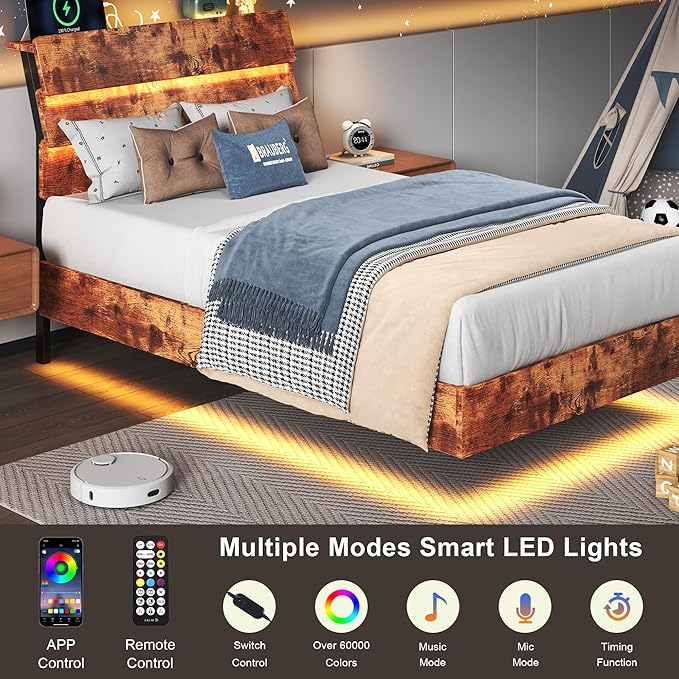 Feonase Twin Floating Bed Frame - Image 3