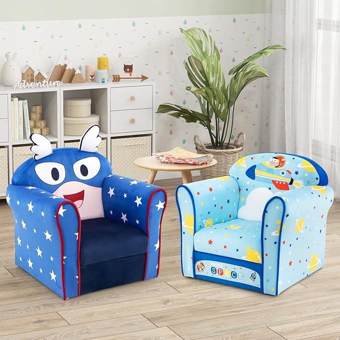 Costzon Kids Couch, Children's Sofa Armrest Chair - Image 8