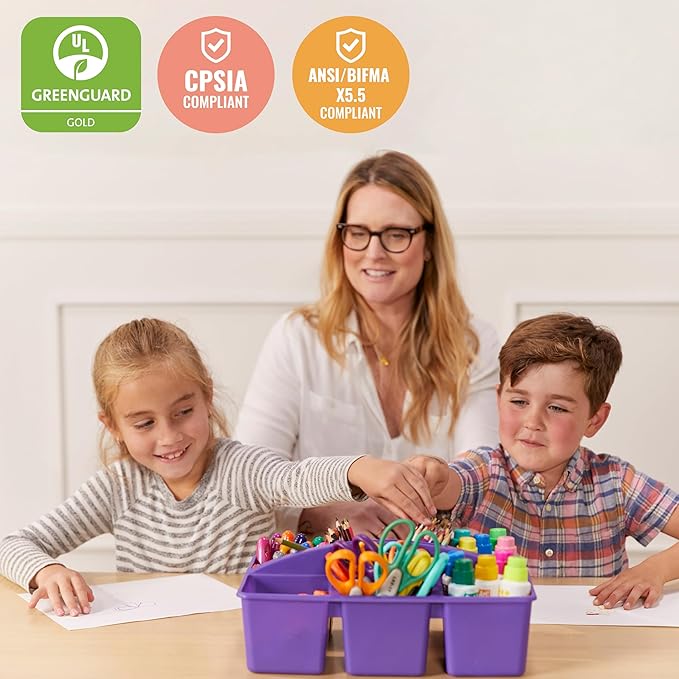 ECR4Kids 30in x 48in Rectangular Hardwood Table - Image 5