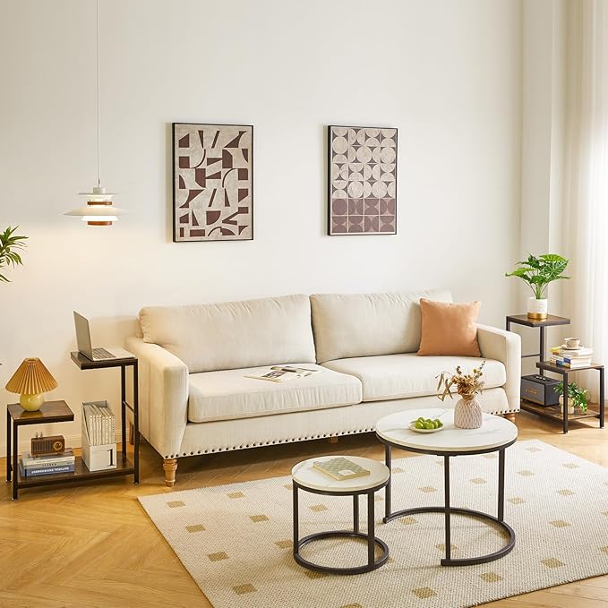 G-Shaped End Table, 3 Tier Side Table - Image 7