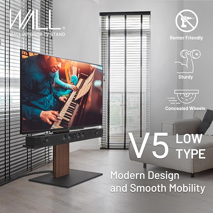 WALL V5 Low Type | Minimalist Rolling TV Stand - Image 2