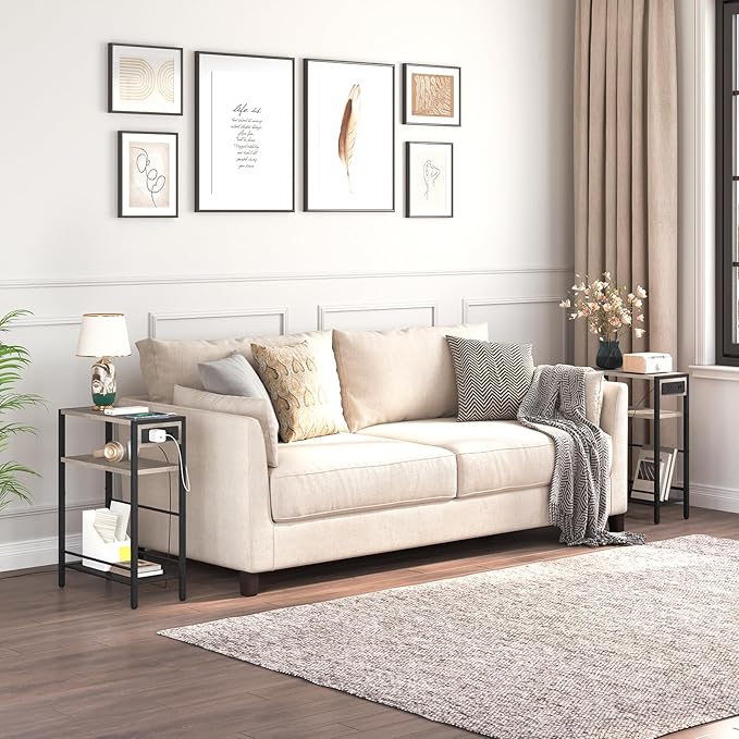 HOOBRO Small Narrow Side Table - Image 2