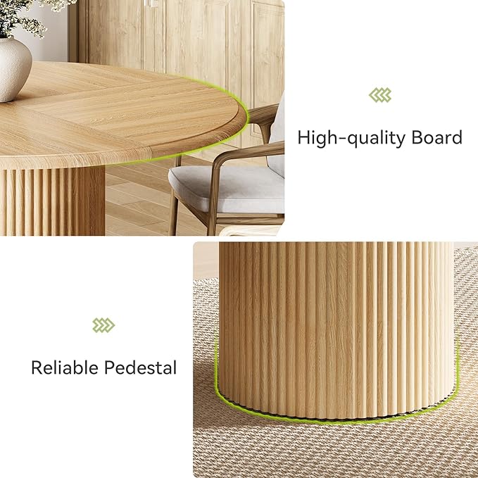 LITTLE TREE 47 Inches Round Dining Table - Image 5