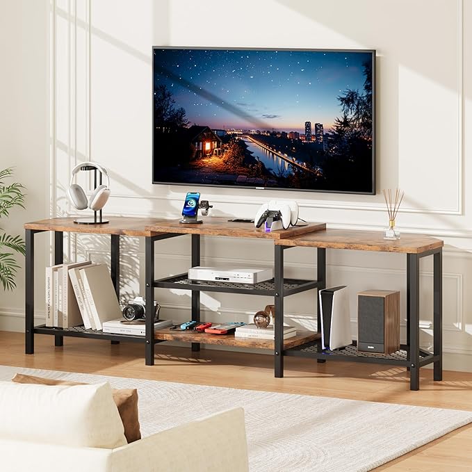 GarveeHome 67 Inch Large TV Stand - Image 2