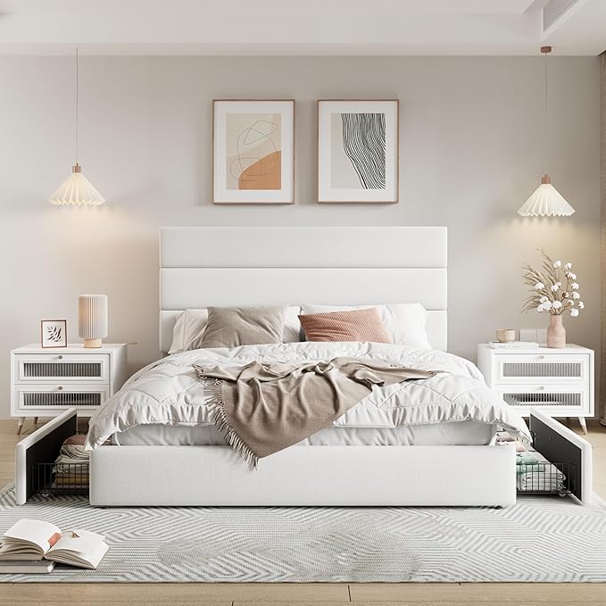 Allewie Modern Full Size Platform Bed Frame - Image 3