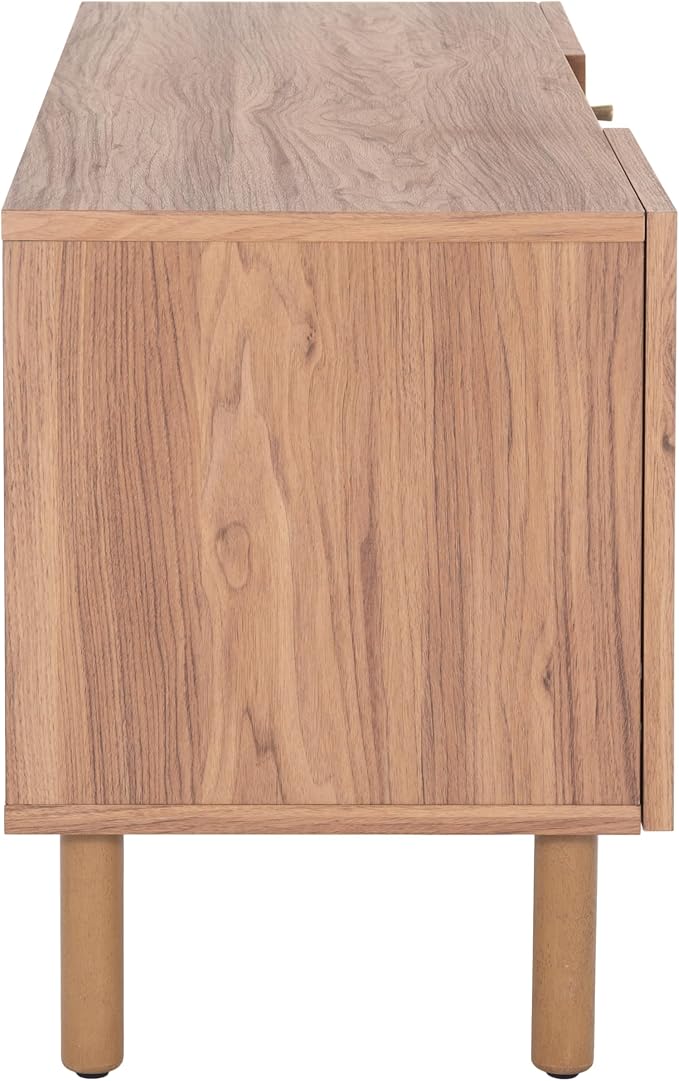 SAFAVIEH Home Collection Ophelia Oak Brown 2-Door 2-Shelf Entertainment Media - Image 6