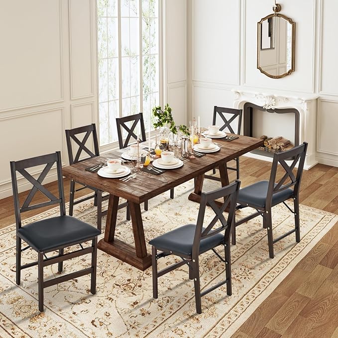 COLAMY Folding Dining Chairs Set of 2, Foldable Chairs - Image 9