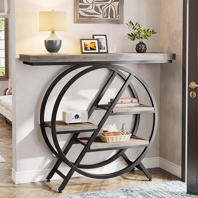 Tribesigns 40-Inch Console Table, 4-Tier Entryway Table by Tribesigns
