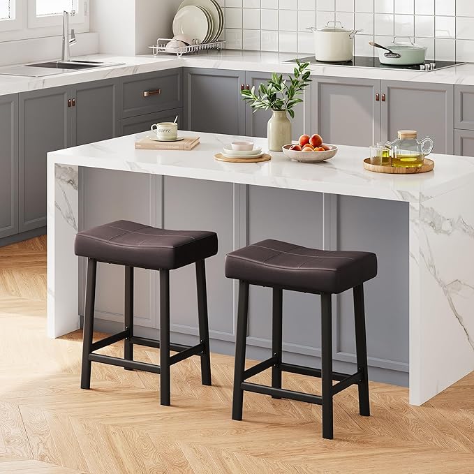 GarveeHome Counter Height Bar Stools Set of 4, 24 Inch Barstools - Image 9