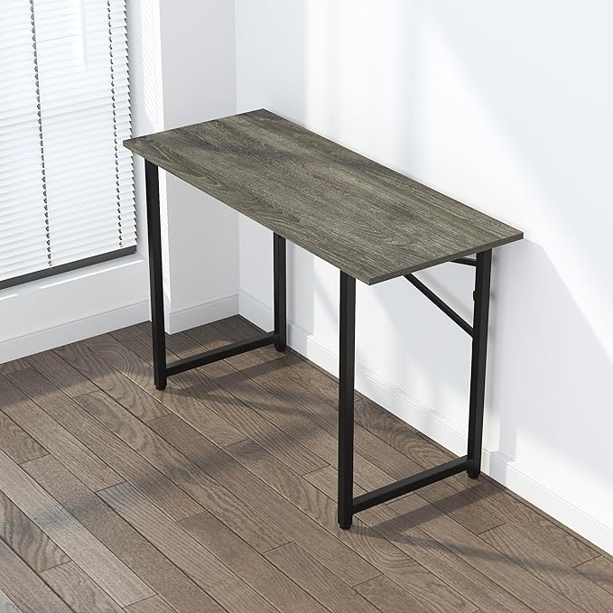 47 inch Folding Desk, Writing Gaming Computer Camping Table, No Assembly - Image 7