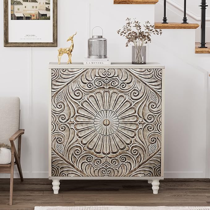 COSIEST Set of 3 32" Buffet Sideboard Cabinets - Image 7