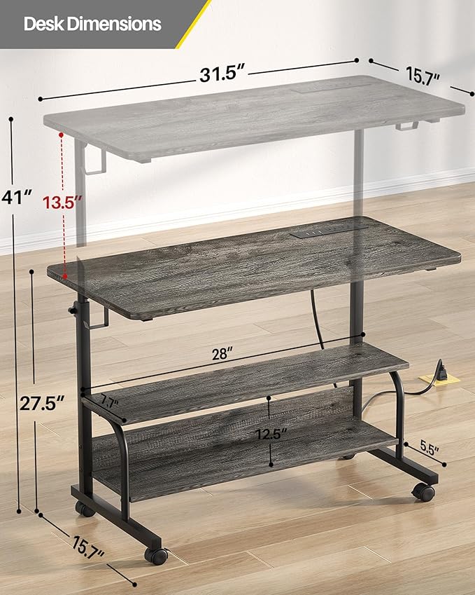 Height Adjustable Standing Desk - Image 3