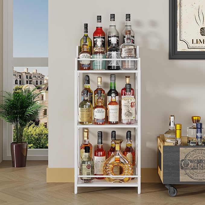 KLM Liquor Bottle Display Shelf, Liquor Cabinet bar - Image 6