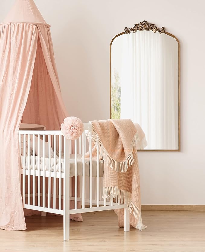 Kate and Laurel Arendahl Glam Arched Tall Panel Mirror; 24 x 42; Gold; - Image 4