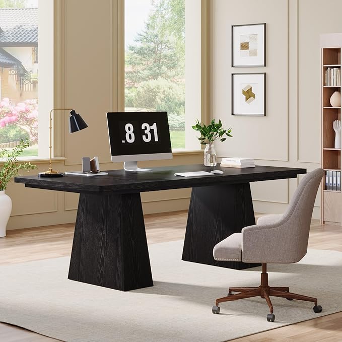 Tribesigns 63-Inch Executive Desk, Large Office Computer Desk - Image 3