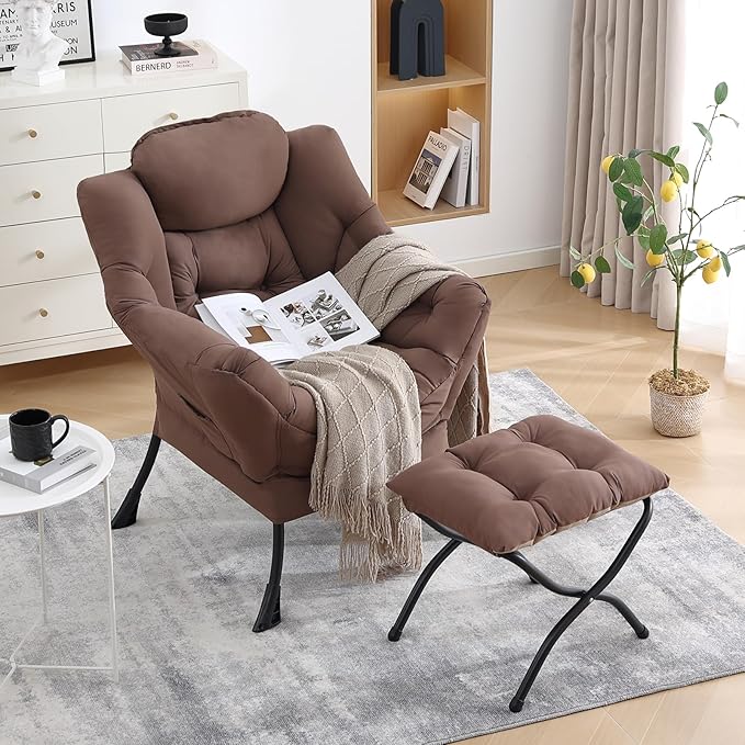 LITA Modern Accent Leisure Upholstered Sofa Chair, Contemporary Lounge Reading - Image 7