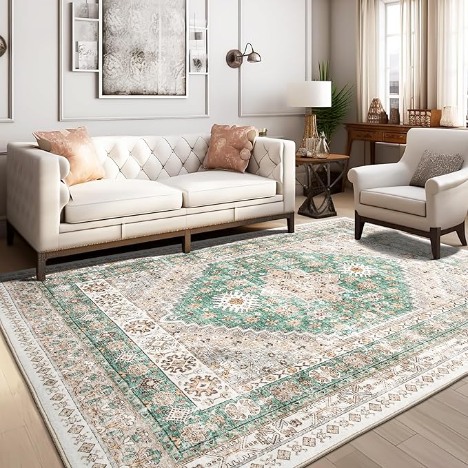 zesthome 6x9 Area Rug, Super Soft Washable Rugs - Image 3