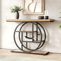 LITTLE TREE Console Table, 4-Tier Entryway Table Behind Couch Table, 41.3-Inch by LITTLETREE