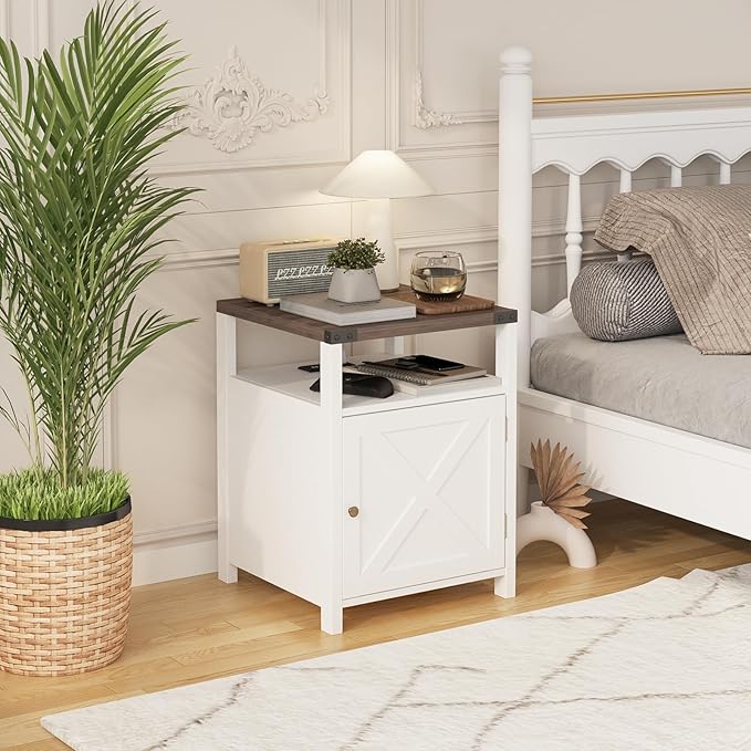Farmhouse Nightstand Set of 2 - Image 2