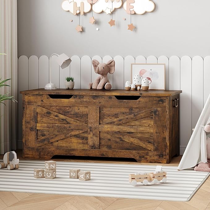 GarveeHome 39.4" Storage Chest, Toy Chest - Image 8