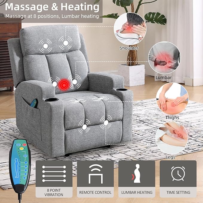 Phoenix Home Manual Recliner Chair - Image 4