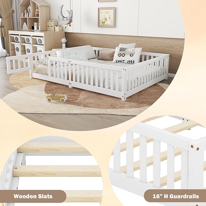 Queen Size Floor Bed Frame - Image 5