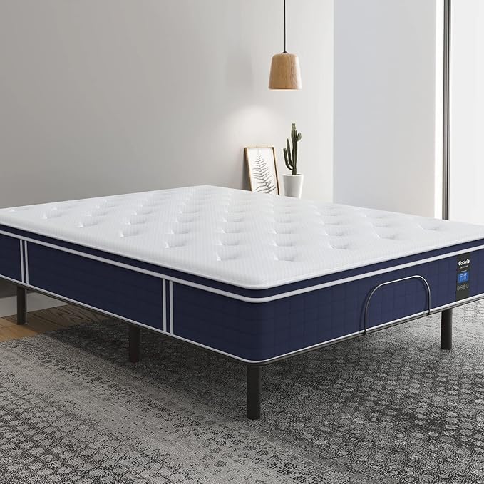 Coolvie 12 Inch Hybrid Twin XL Mattress -Firm Feel -Support Foam - Image 2