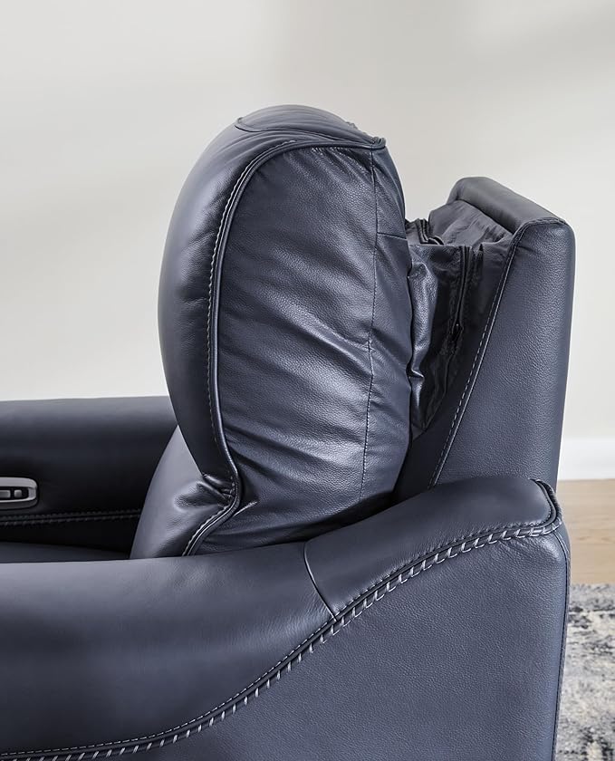 Signature Design by Ashley Mercomatic Contemporary Leather Match Wall Hugger - Image 11