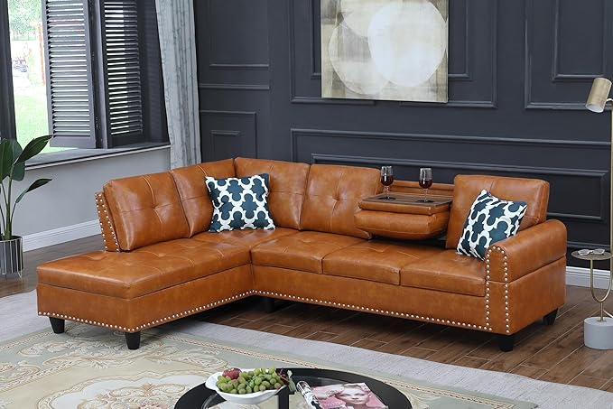 Ball & Cast 98" L Shaped Sectional Couch by BallCast