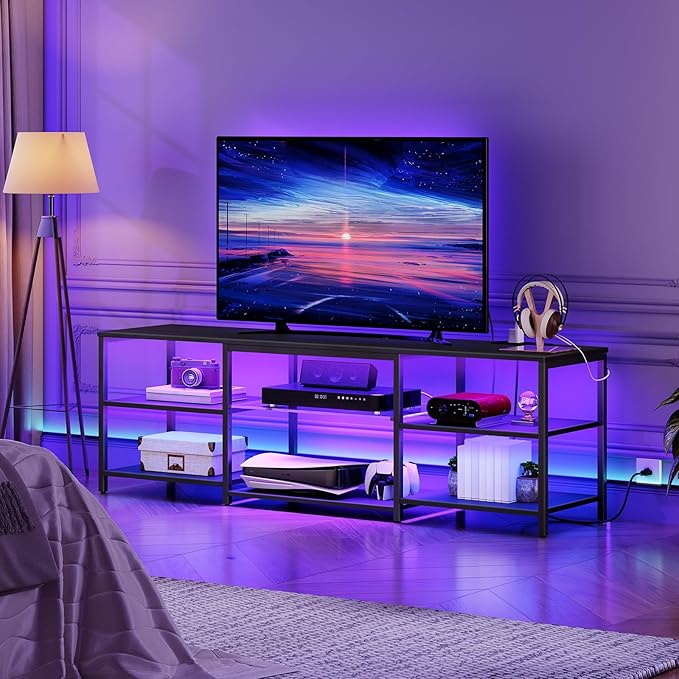 HOOBRO LED TV Stand for 75 Inch TVs - Image 2