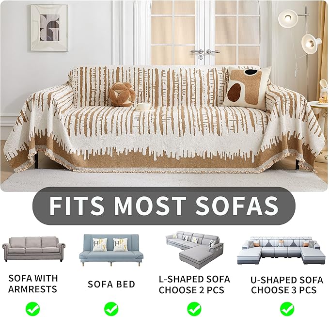 HAOMAIJIA Boho Sofa Covers Couch Covers - Image 5