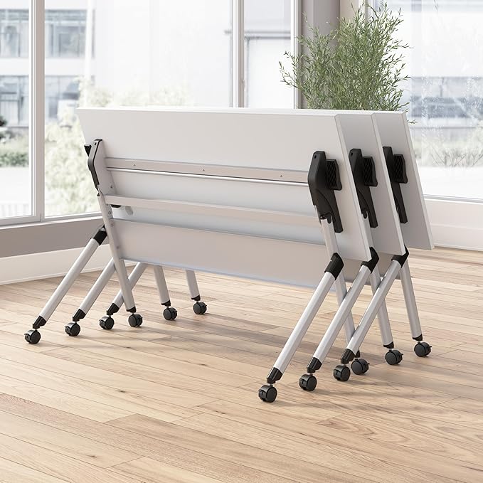 Bush Business Furniture Folding Training Table, 72 inch Desk - Image 6