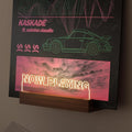 Now Playing Vinyl Record Stand Wall Mount, Light up Record Holder, Wooden by CoolGiftMart