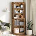 Tall Bookcase and Bookshelf, 6-Tier Bookcase by Yatiney