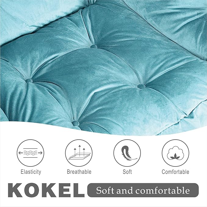 Lazy Chair with Folding Ottoman, Living Room Chairs, Accent Contemporary Lounge - Image 5