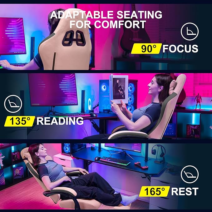 GTPLAYER Gaming Chair, Computer Office Chair - Image 4