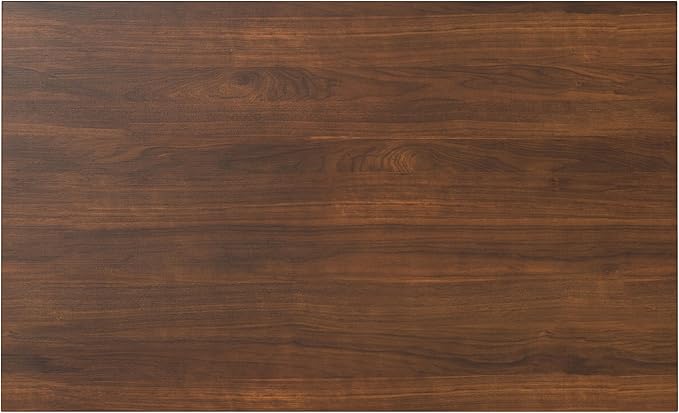 SIMPLIHOME Eastwood Dining Table, Solid Wood Walnut Veneer in Walnut, 66 x 40 - Image 4