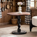 Wood Emd Table, Modern Round Side Table by YUIlili