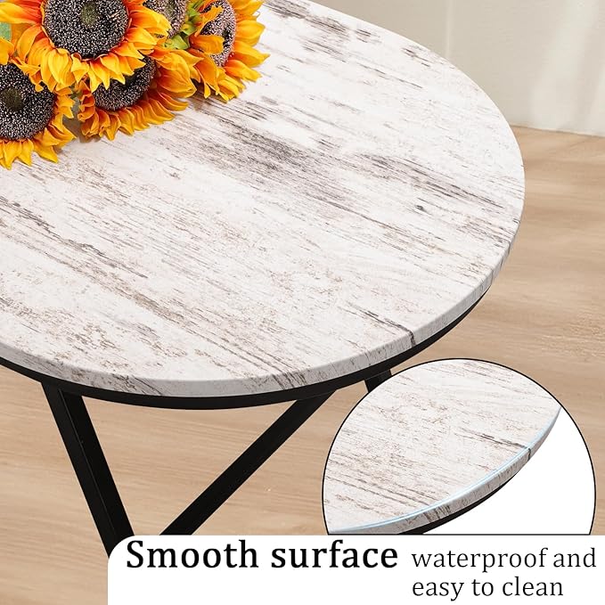 Folding Small Coffee Table Wood Low Coffee Tables - Image 7