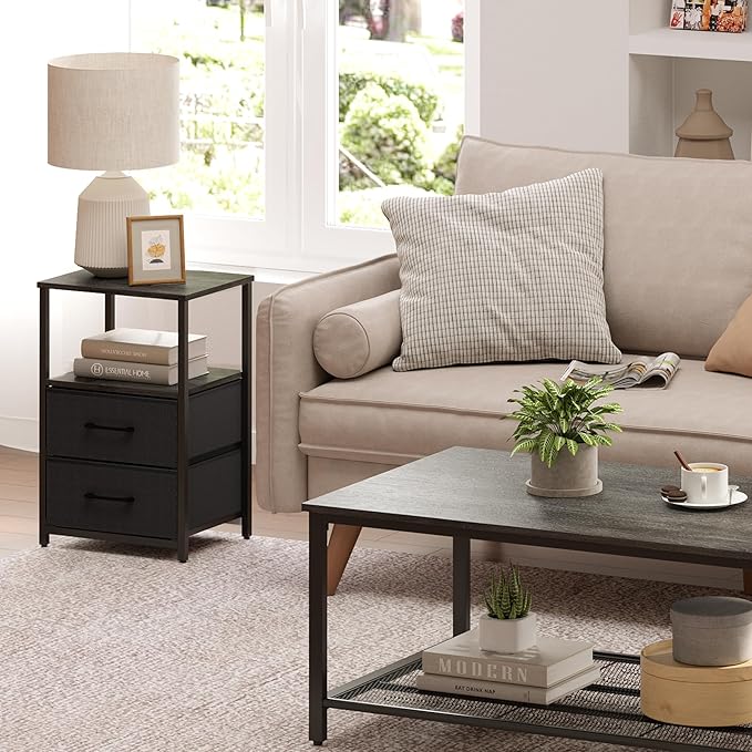TUTOTAK End Table, Night Stand, Side Table, Nightstand - Image 6
